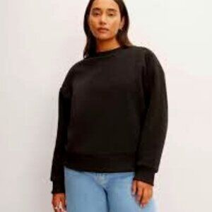 Everlane Womens The ReNew Fleece Oversized Crew Size XS NWT